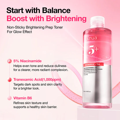 Tone Boost Niacinamide TXA Brightening Toner 250ml